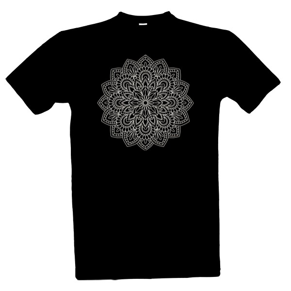 Tričko s potiskem Mandala svatá