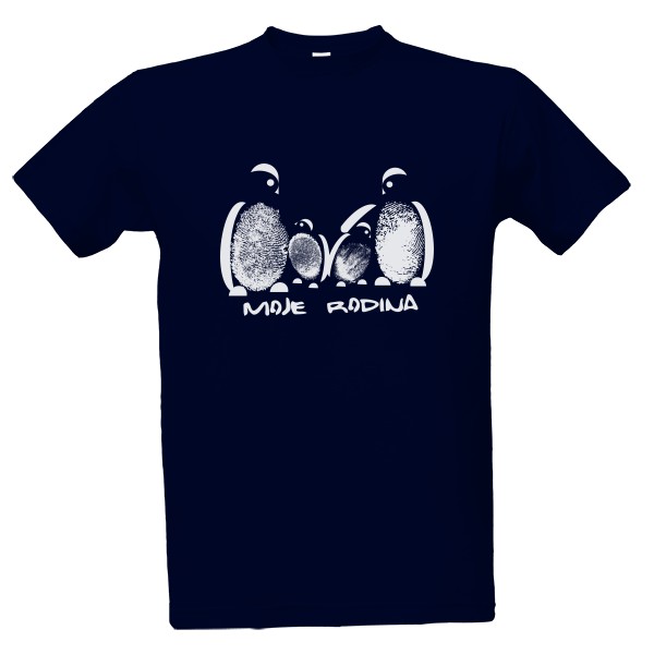 Tričko s potiskem Tučnáci "Moje rodina" 2 (pánské)